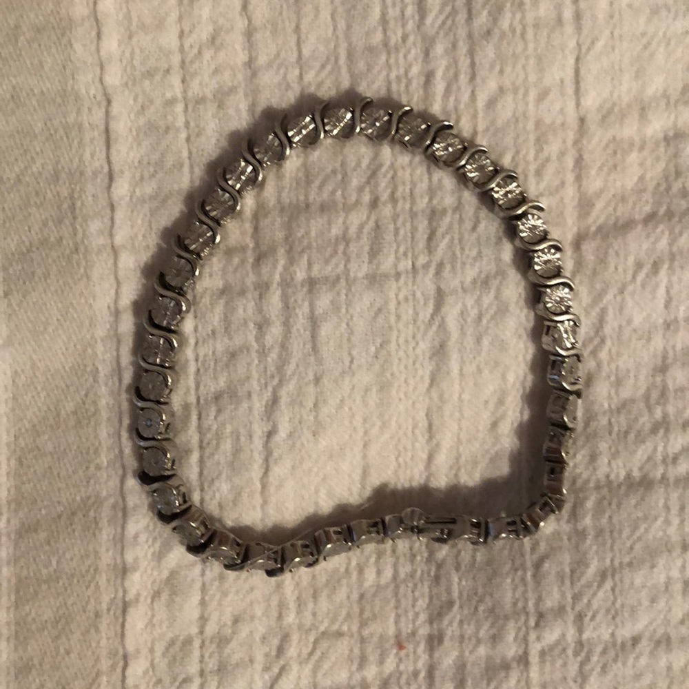 Zales 1/10 CT Diamond Tennis Bracelet
